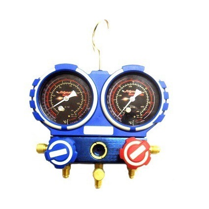 Manometar VMG-2-R600-B-03 za R600a i R290, fi 68mm, 3x1/4" priključak