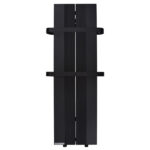 CINI Sušač peškira FINESA MONO 404x800, crni, crni držači - Slika 2